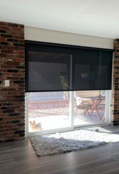 Custom Screen Roller Shades – Malibu