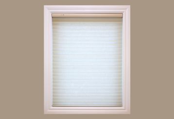 Cordless Roman Shade in a Sunlit Room